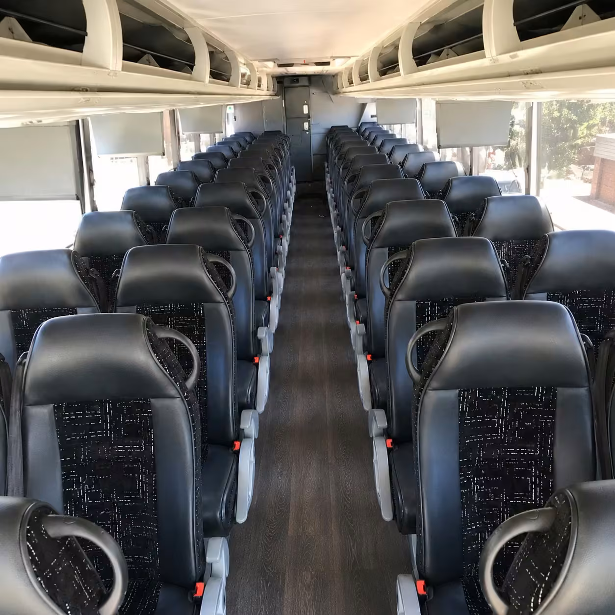 baltimore charter bus interior