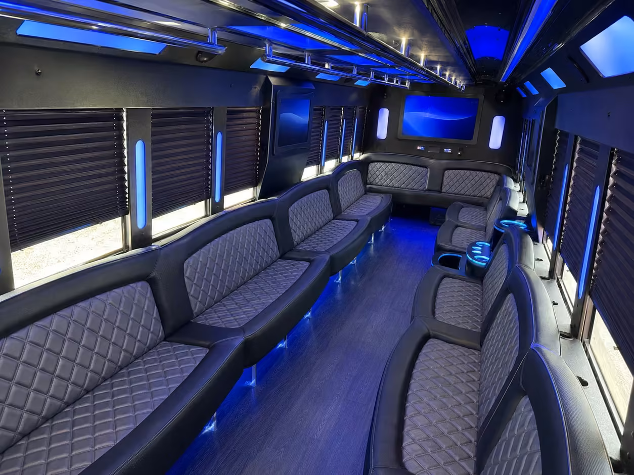 baltimore party bus interior